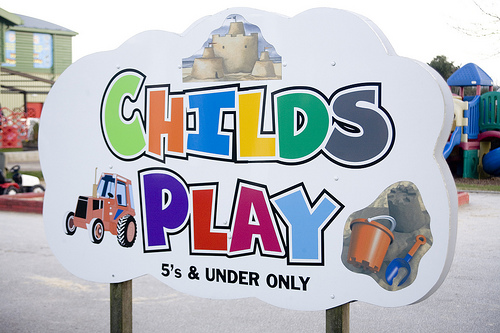 Childs Play Sign