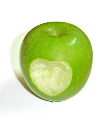 Bitten Green Apple