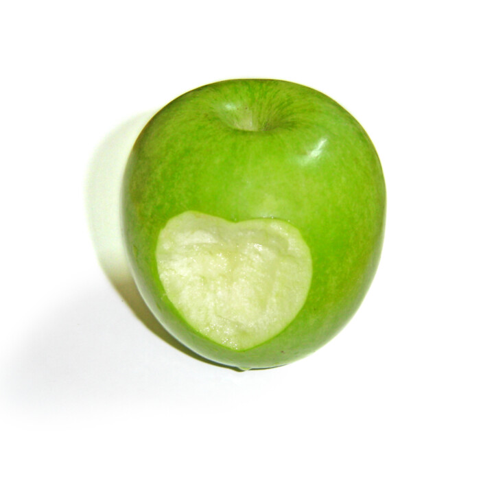 Bitten Green Apple