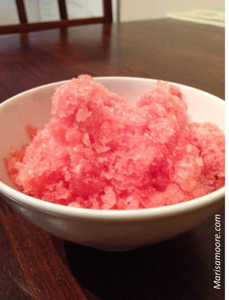 Watermelon Lime Granita