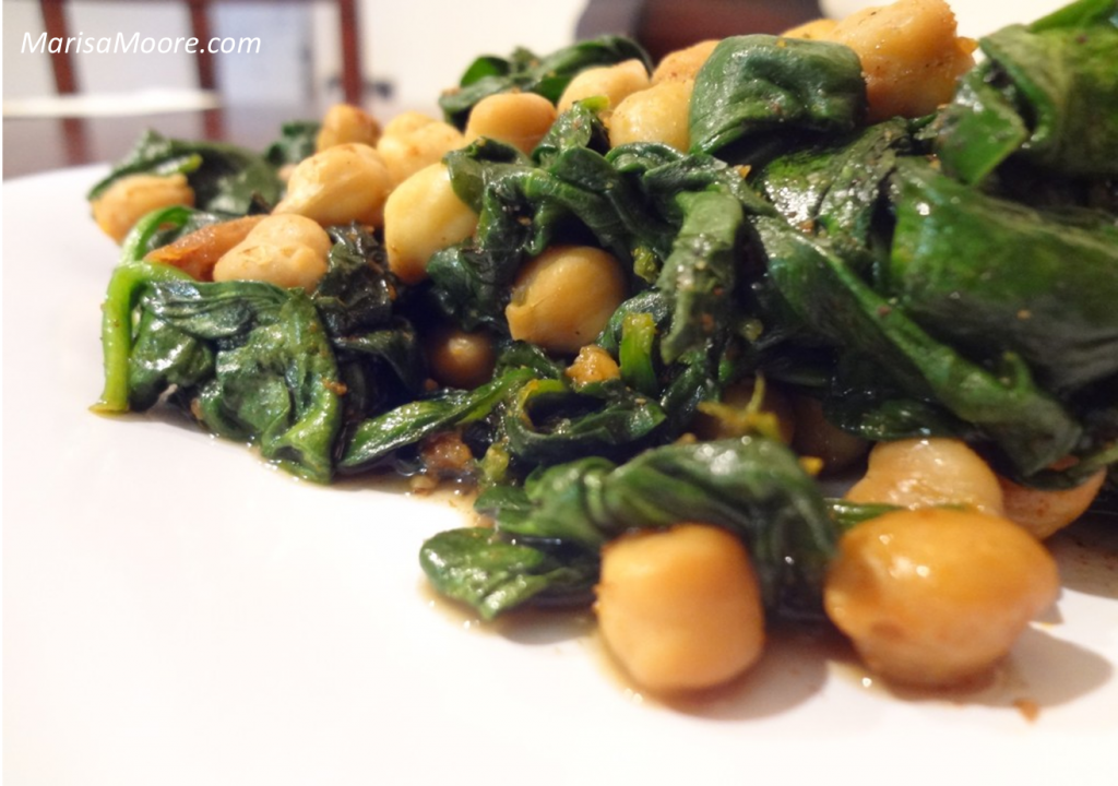 Spinach and Chickpeas