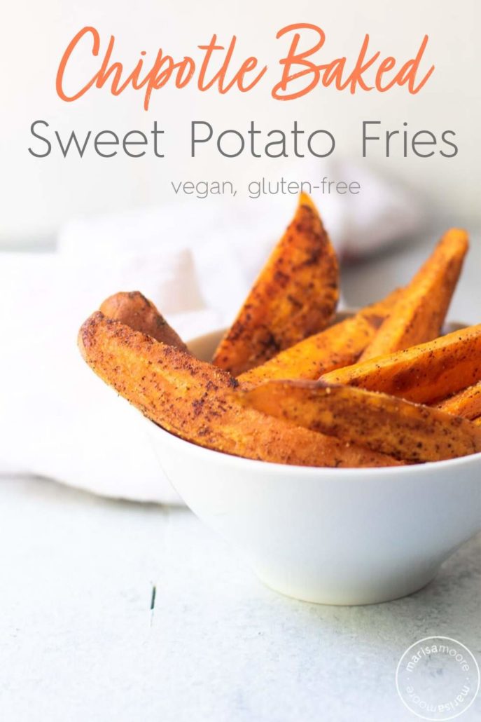 Chipotle-Baked-Sweet-Potato-Fries in a bowl