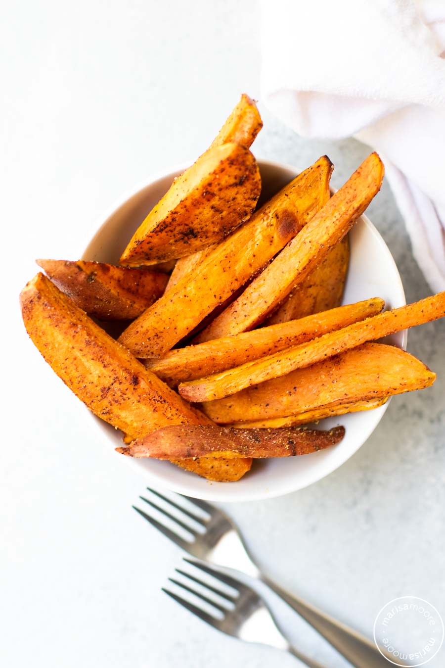 Baked Vegan Sweet Potato Fries Recipe