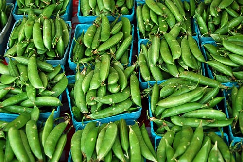 Sugar Snap Peas at the market