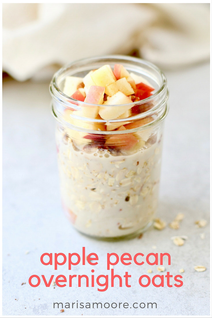 Apple Pecan Overnight Oats Recipe