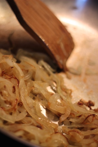 Caramelizing Onions 3 on marisamoore.com