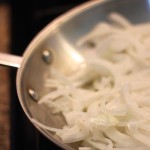 Onions in a pan on marisamoore.com