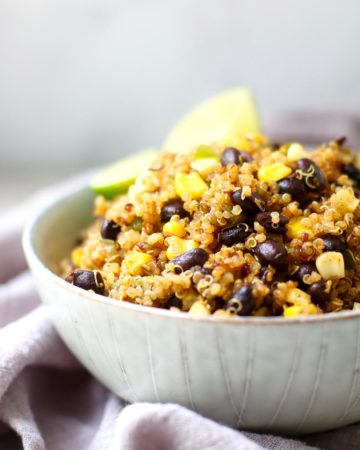 Black Bean Quinoa in a Bowl