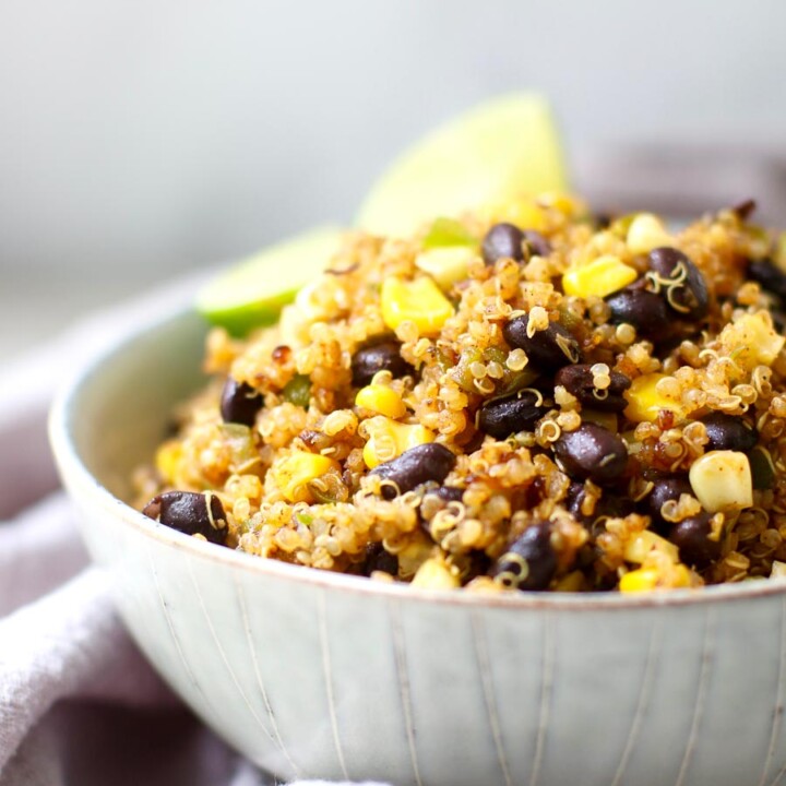 Black Bean Quinoa in a Bowl