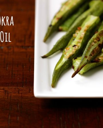 Roasted Okra with Chili Oil