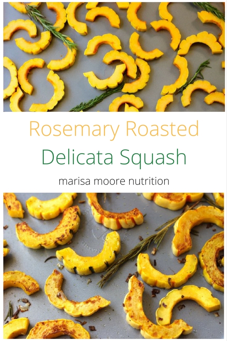 Rosemary Roasted Delicata Squash