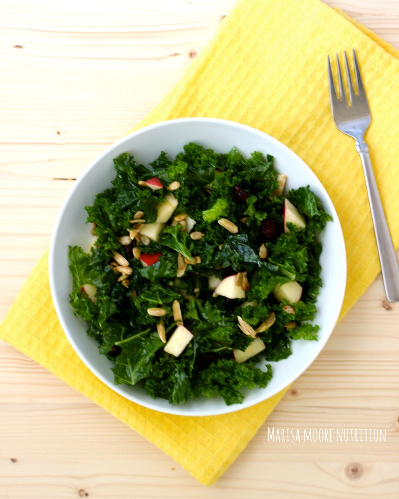 Tuscan Kale & Apple Salad Natural Pregnancy Cookbook