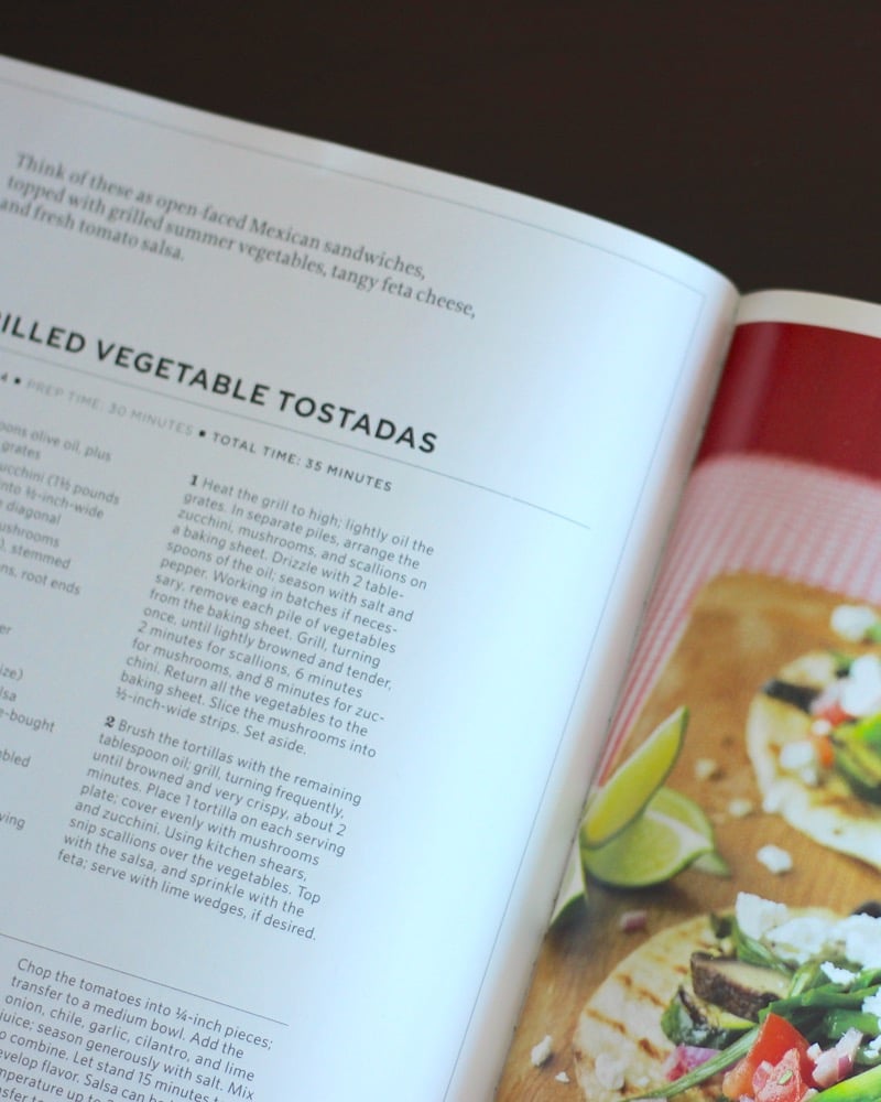 Grilled Vegetable Tostada