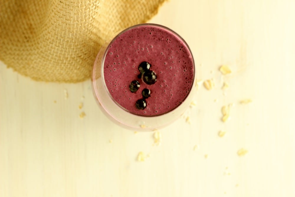 Wild Blueberry Breakfast Smoothie