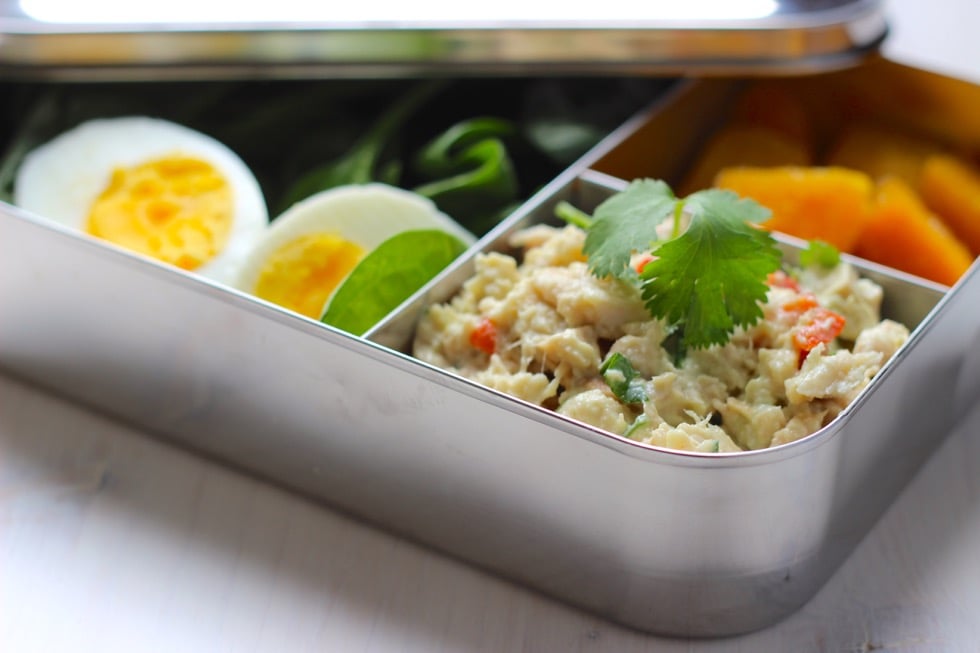 Tuna Egg Salad Bento Box Recipe