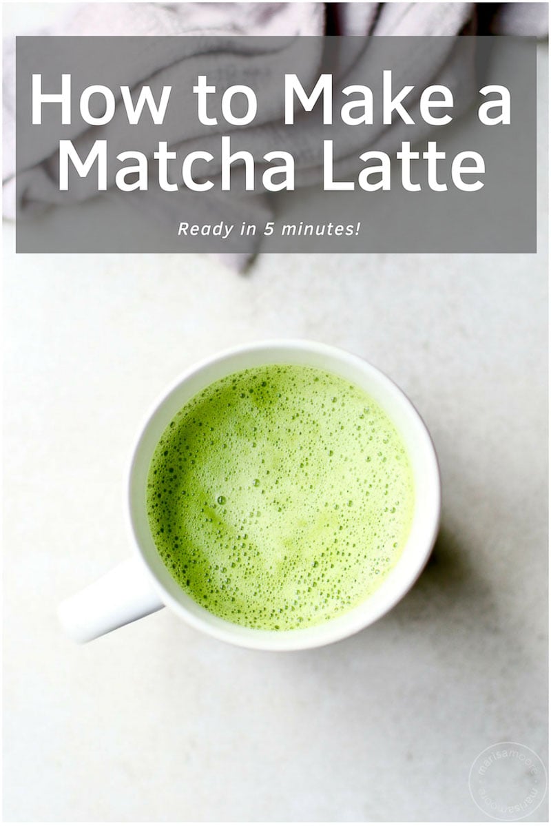 How to make a matcha latte