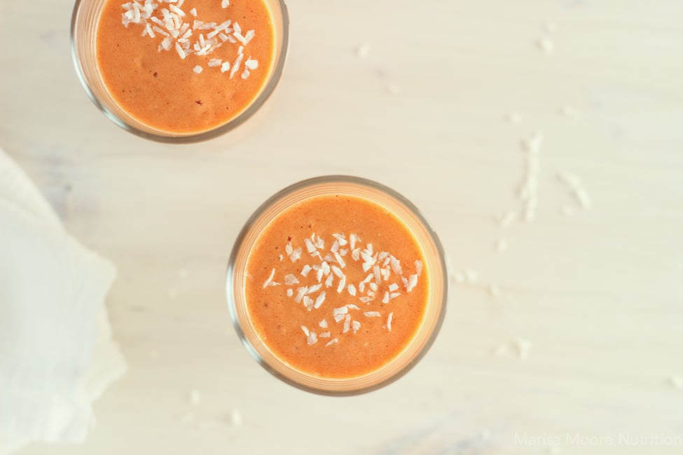 Carrot Cake Mango Smoothie