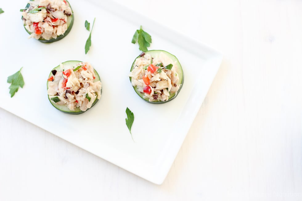 Greek Tuna Salad Bites