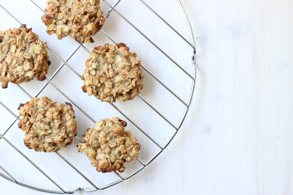 3 Ingredient Peanut Butter Oatmeal Breakfast Cookies