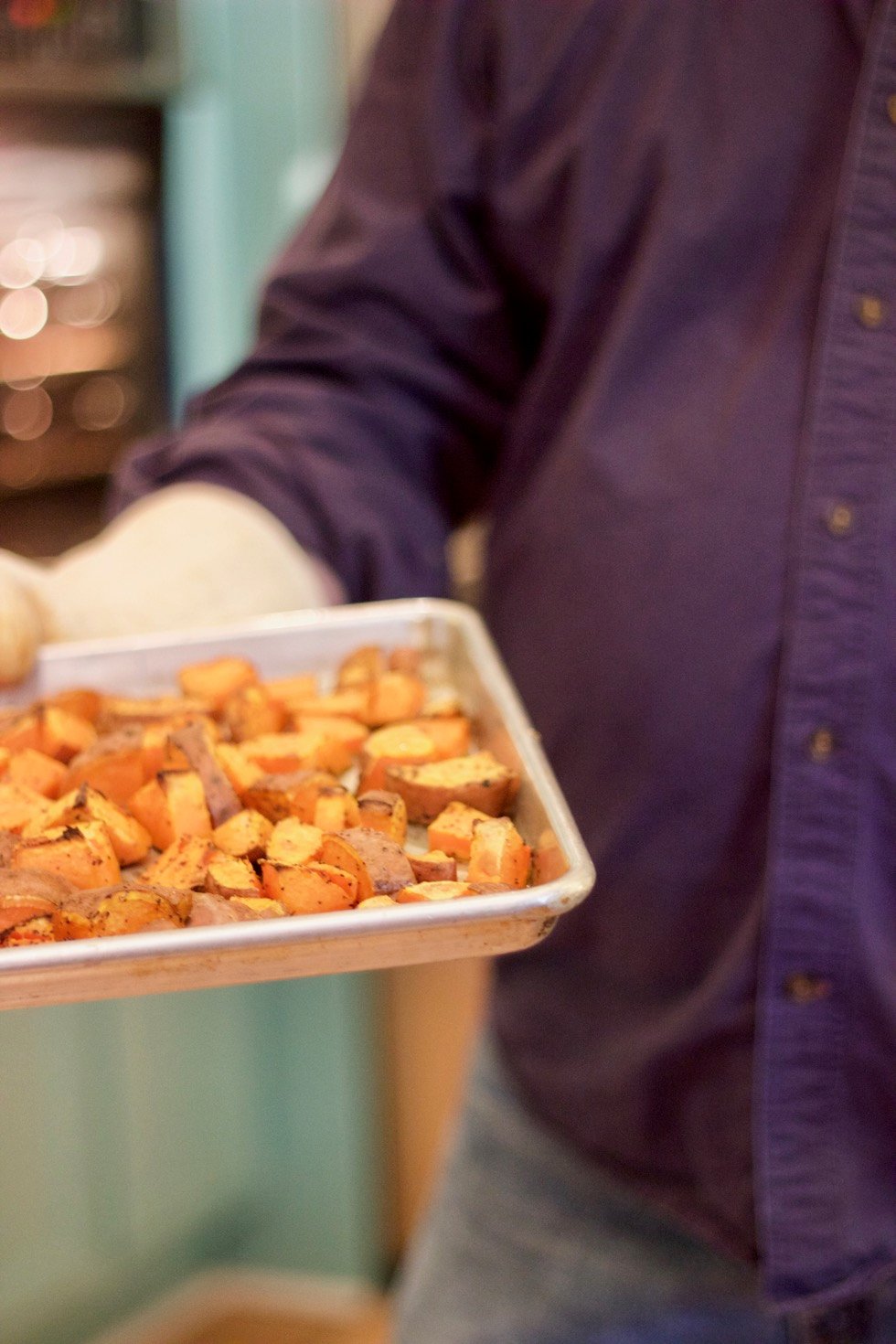 roasted sweet potatoes