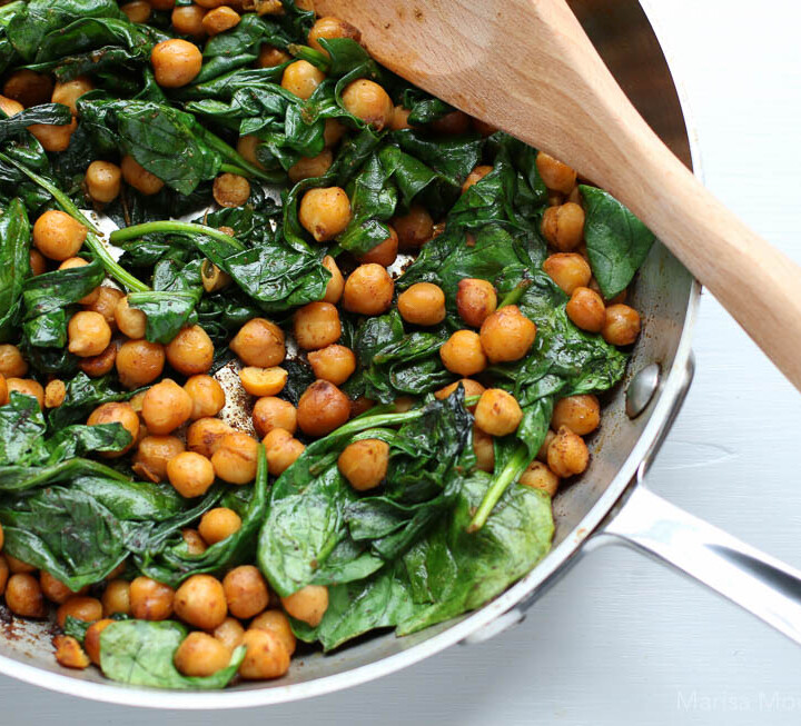 Smoky Chickpeas and Spinach