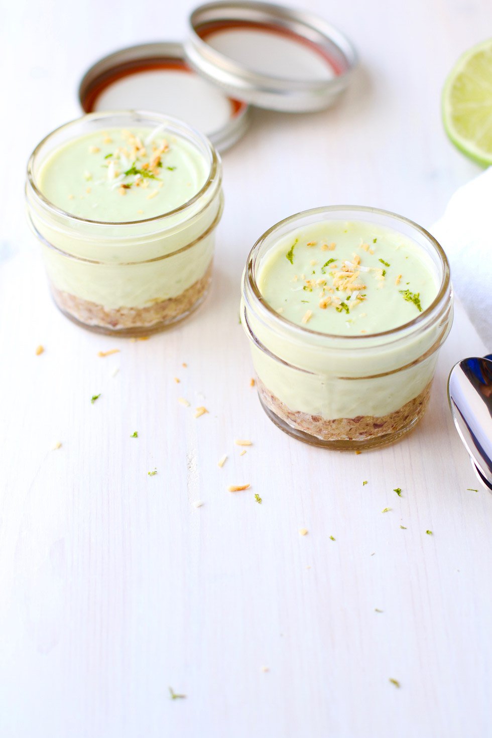 Coconut Lime Avocado Tartlet