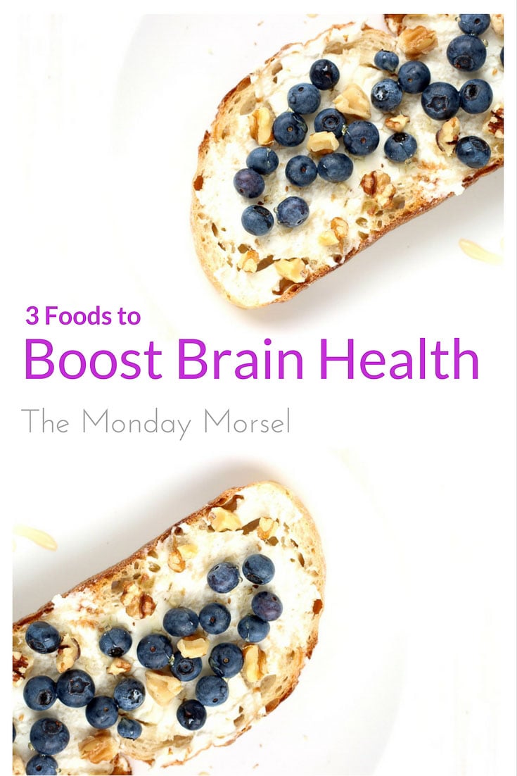 Brain Food - 3 Foods to Boost Brain Health