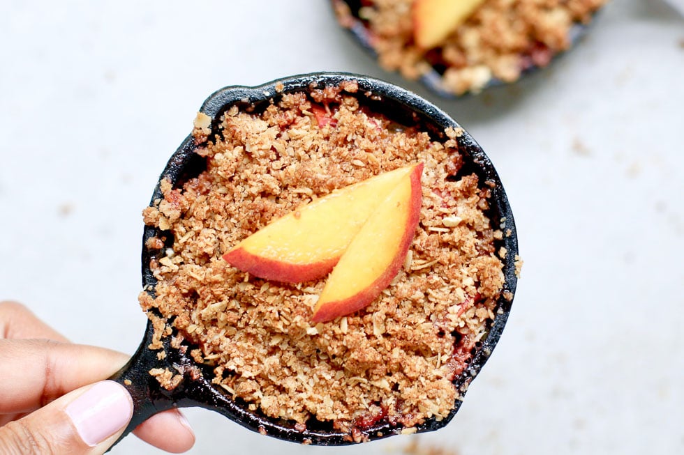 Mini Peach Crisp