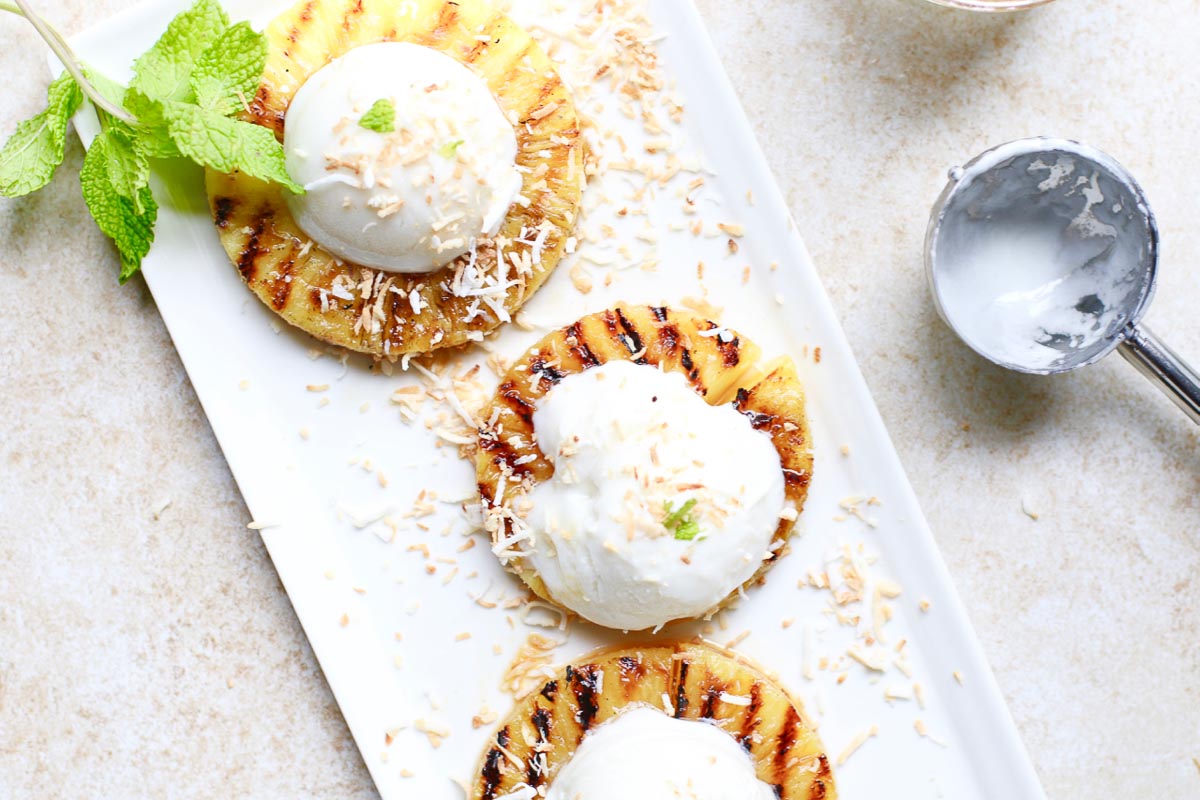 PiÃ±a Colada Grilled Pineapple