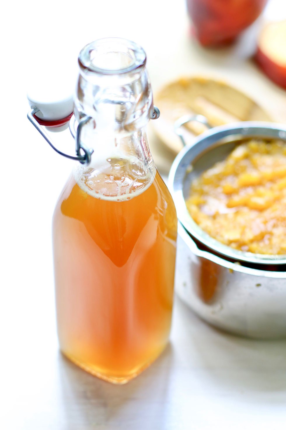 Honey Peach Simple Syrup