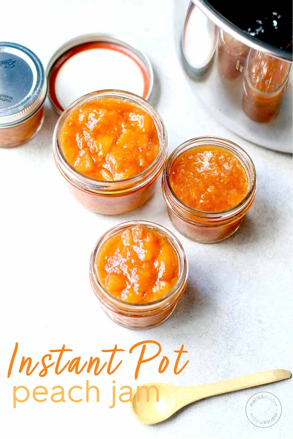 How to Make Peach Jam in the Instant Pot Marisa Moore Nutrition