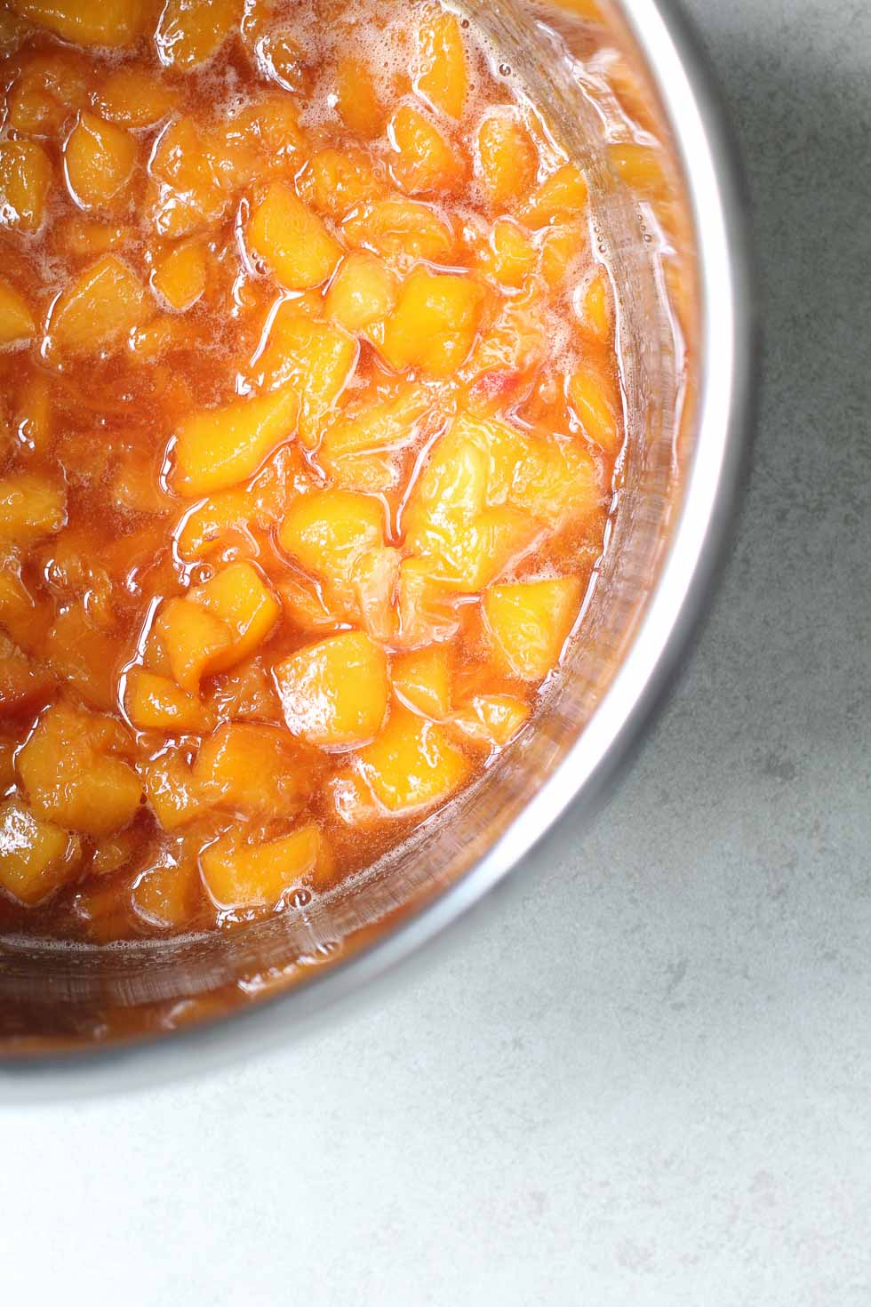 Pressure Cooker Peach Jam