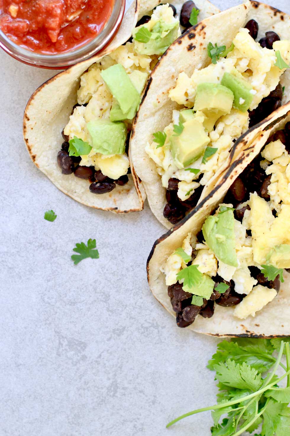 Black Bean Breakfast Tacos