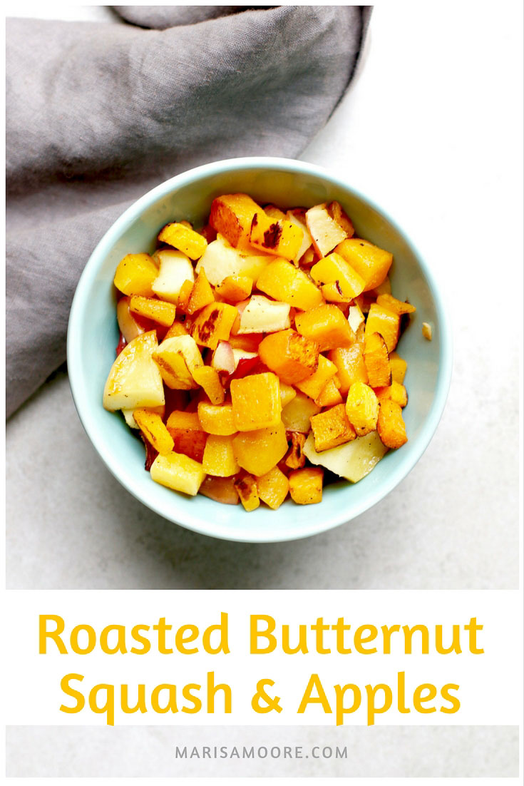 Roasted Butternut Squash and Apples Pin