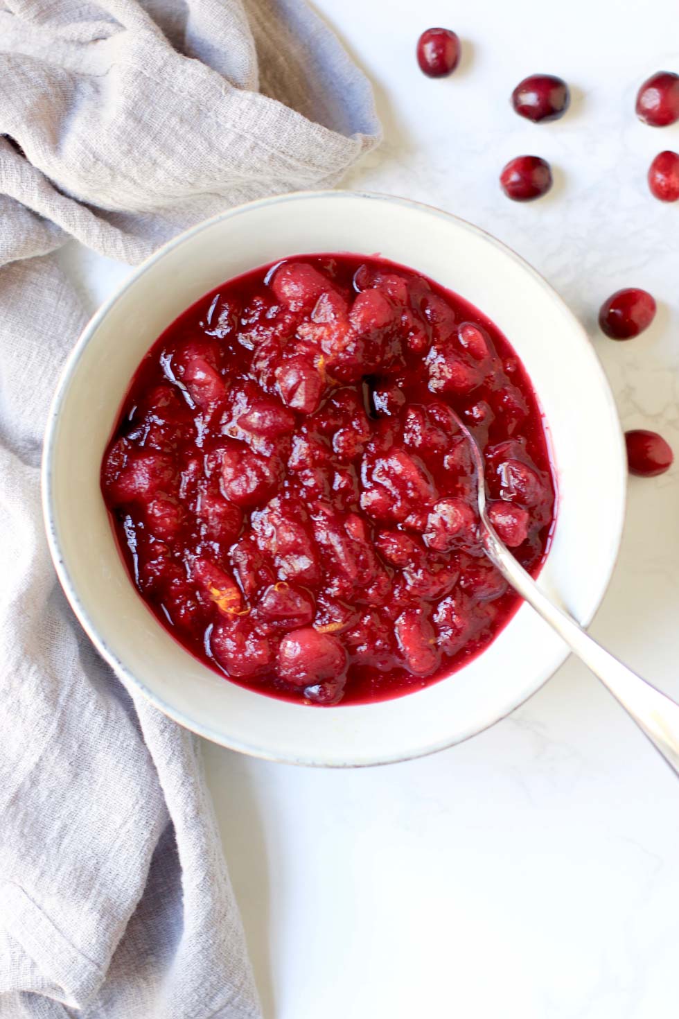 Instant Pot Cranberry Orange Sauce | Marisa Moore Nutrition