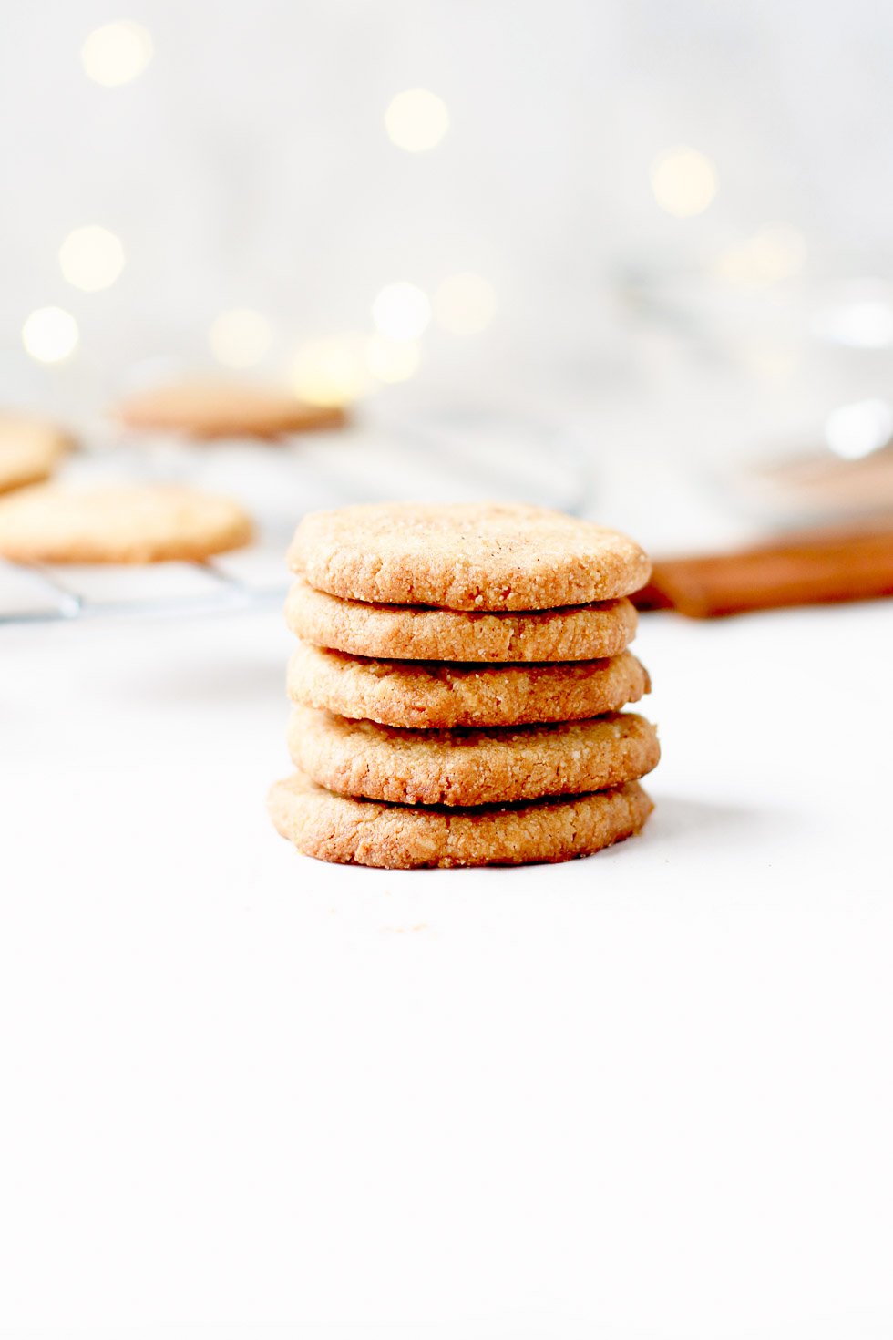 Gluten-Free Brown Sugar Shortbread Cookies