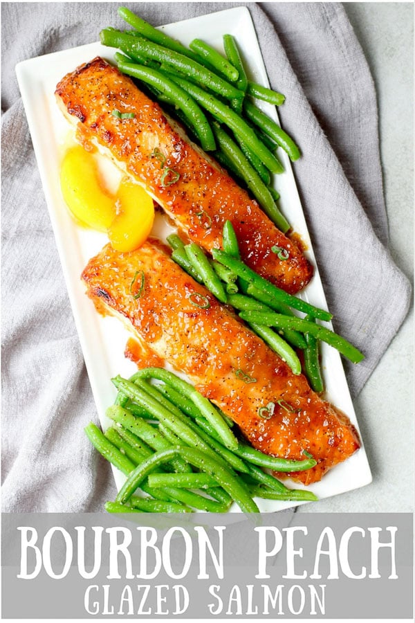 Bourbon Peach Glazed Salmon PIN