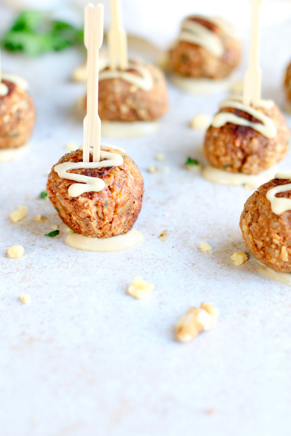 Vegetarian Meatballs with Walnuts