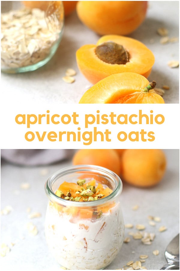 Apricot Overnight Oats ⋆ 5 Minutes to Prep for Breakfast on the Go!