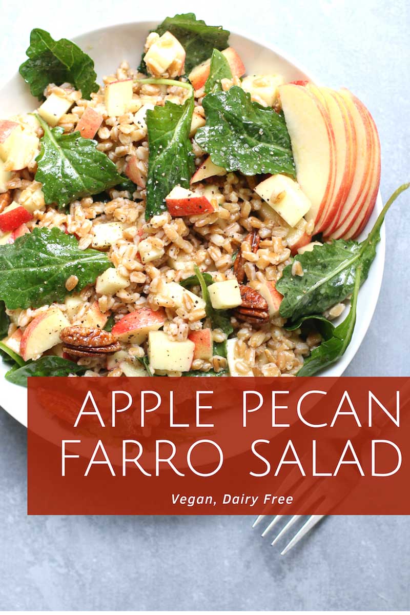 Apple Pecan Farro Salad