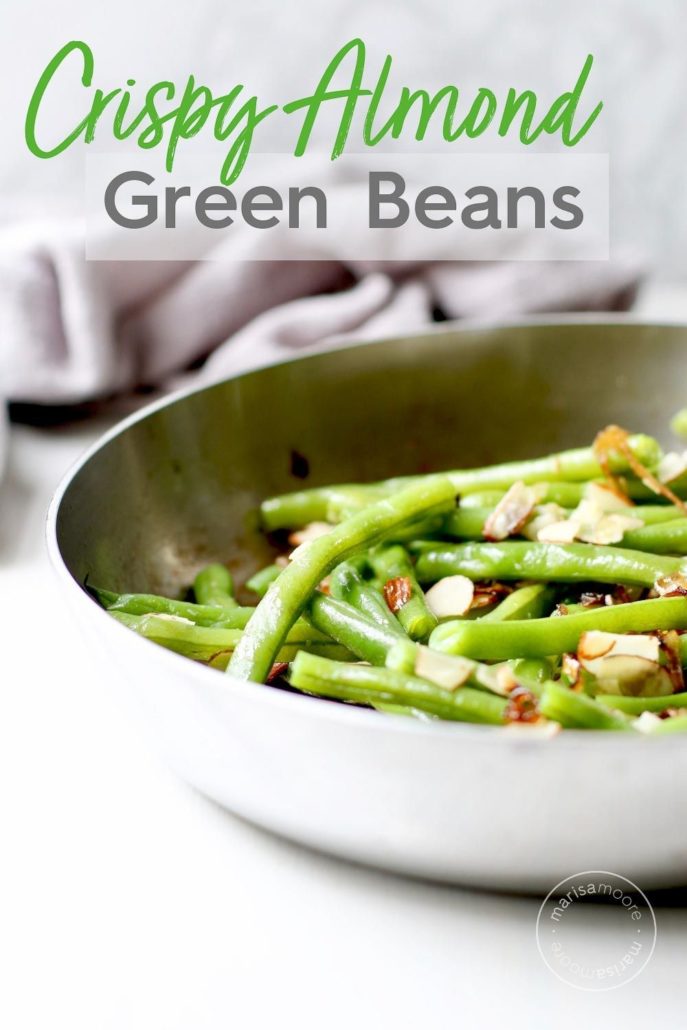 Green Beans Caramelized Onions and Almonds