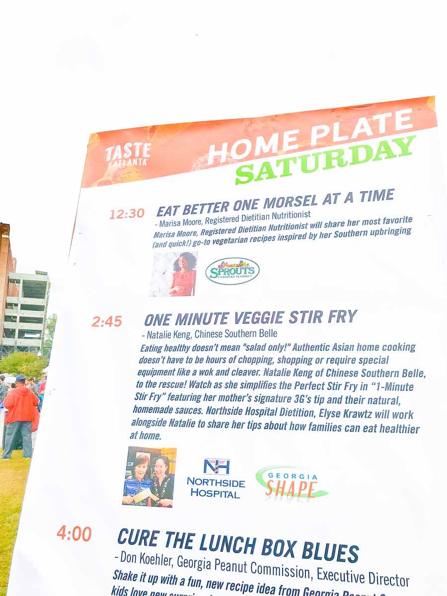 Taste of Atlanta Home Plate Demo with Marisa Moore, RDN