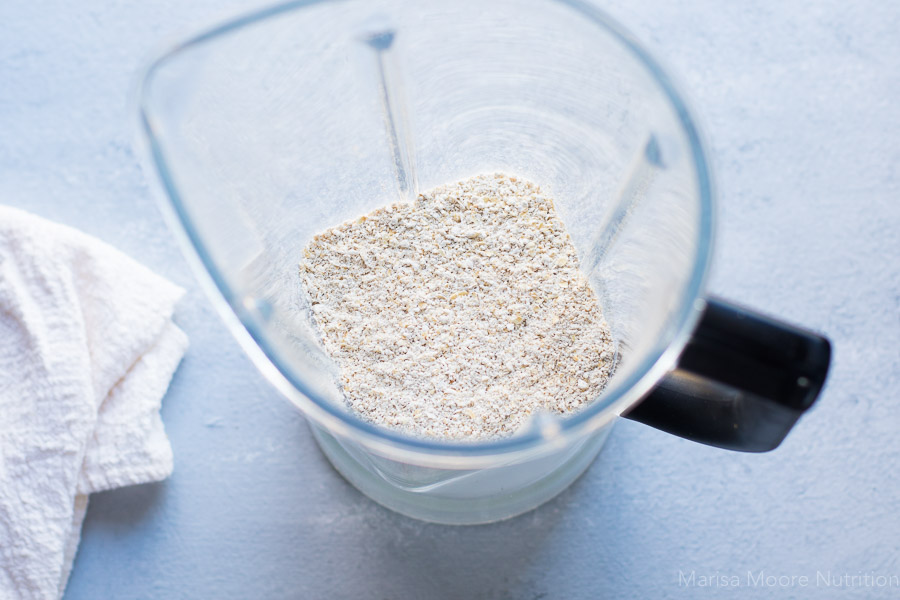 blended oat flour