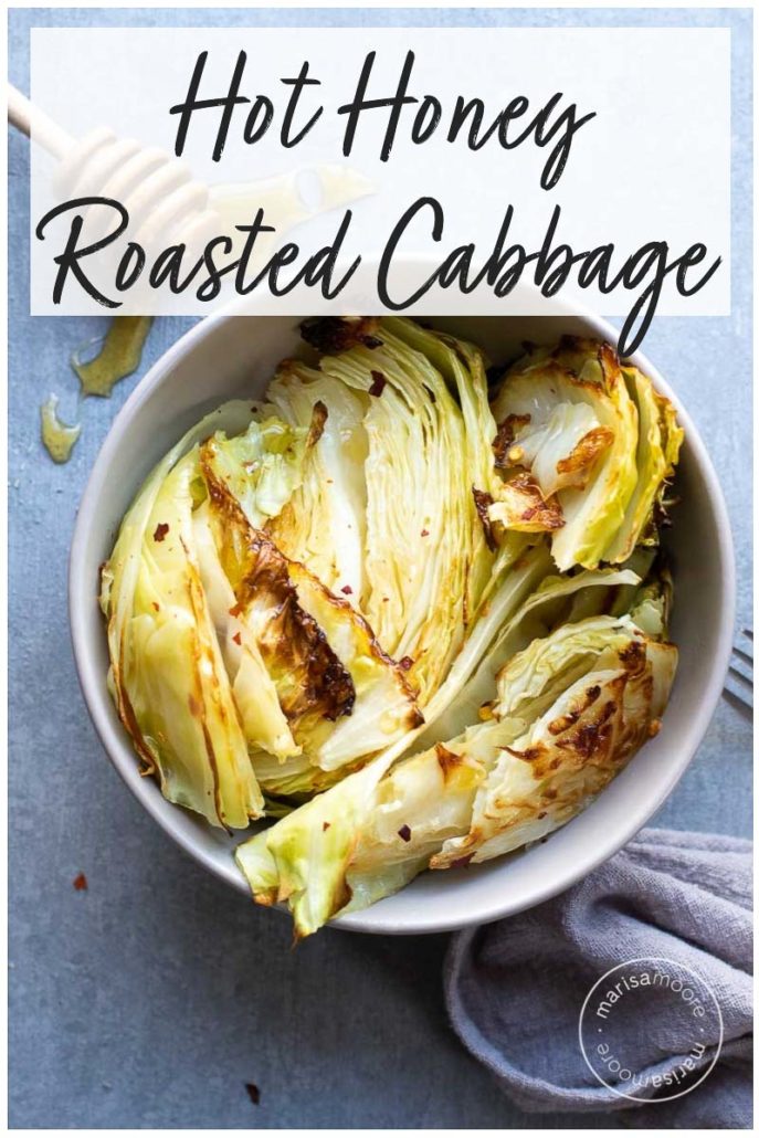 Sweet and Spicy Roasted Cabbage