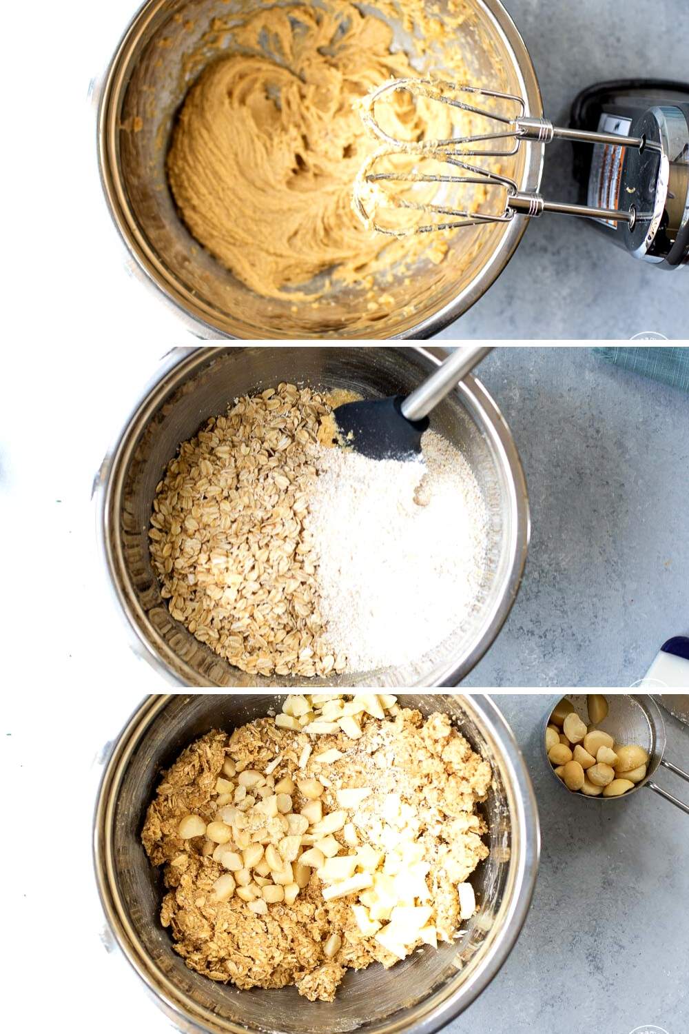 3 Steps to Make Oatmeal Cookies without flour