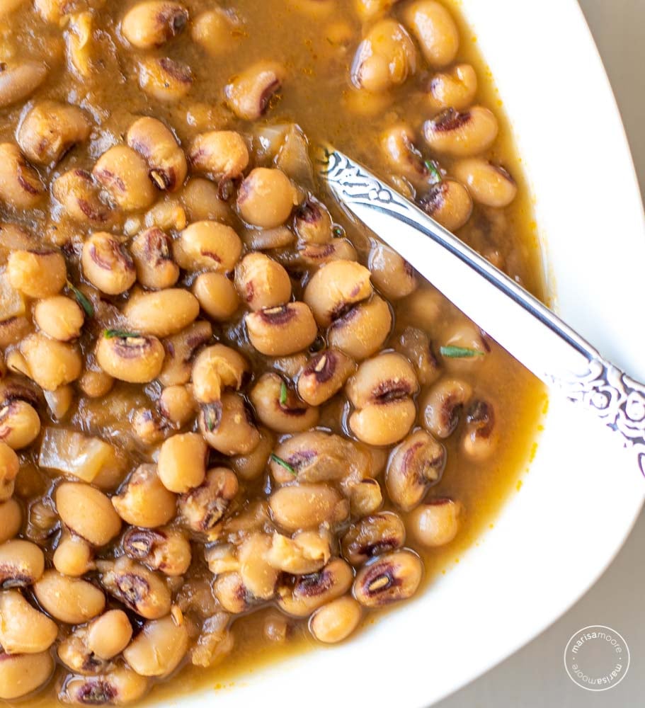 Instant Pot Vegan Black Eyed Peas