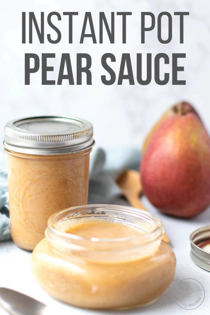 Instant Pot Pear Sauce