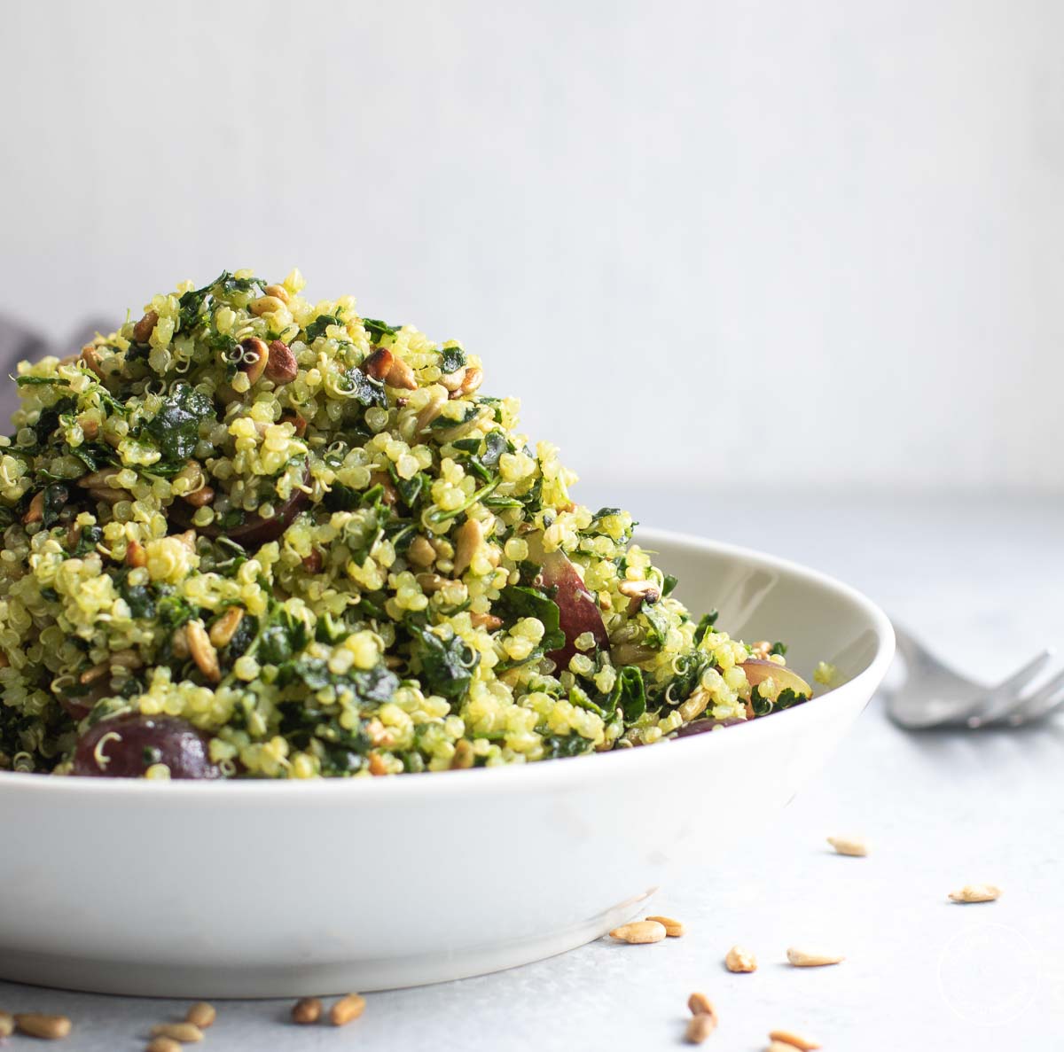 Kale and Quinoa Salad with Apple Cider Vinaigrette - Marisa Moore Nutrition