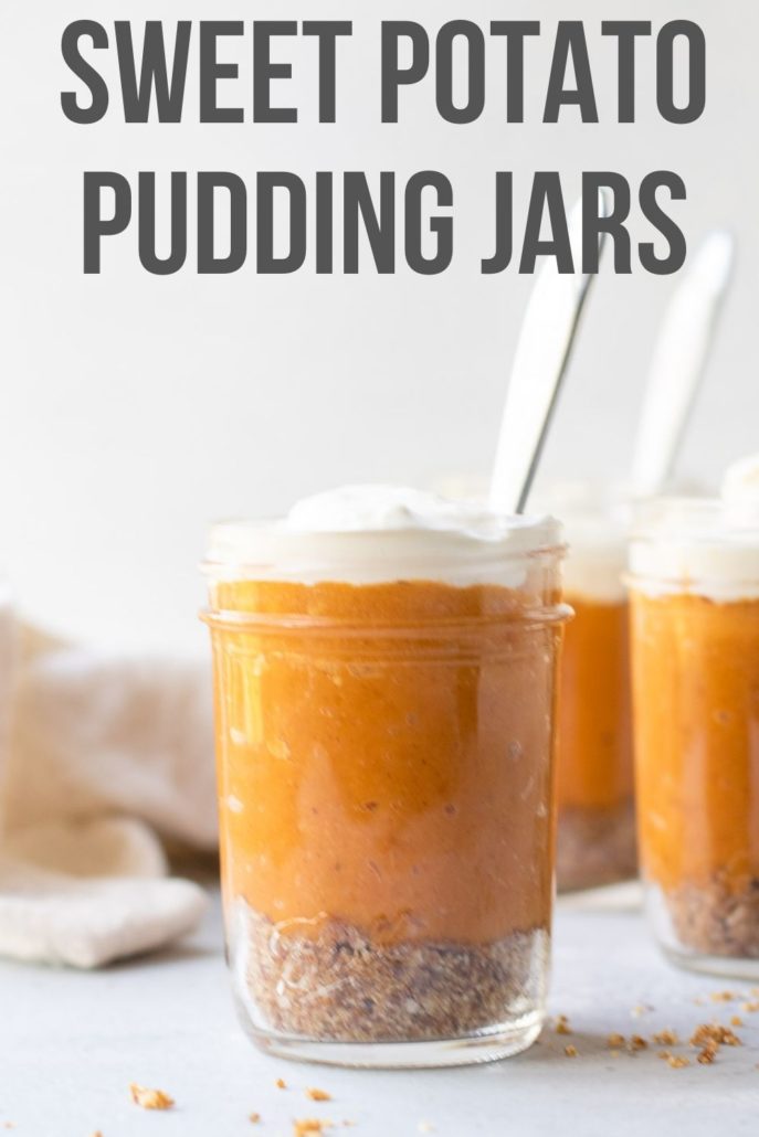 Vegan Sweet Potato Pudding Jars - Marisa Moore Nutrition