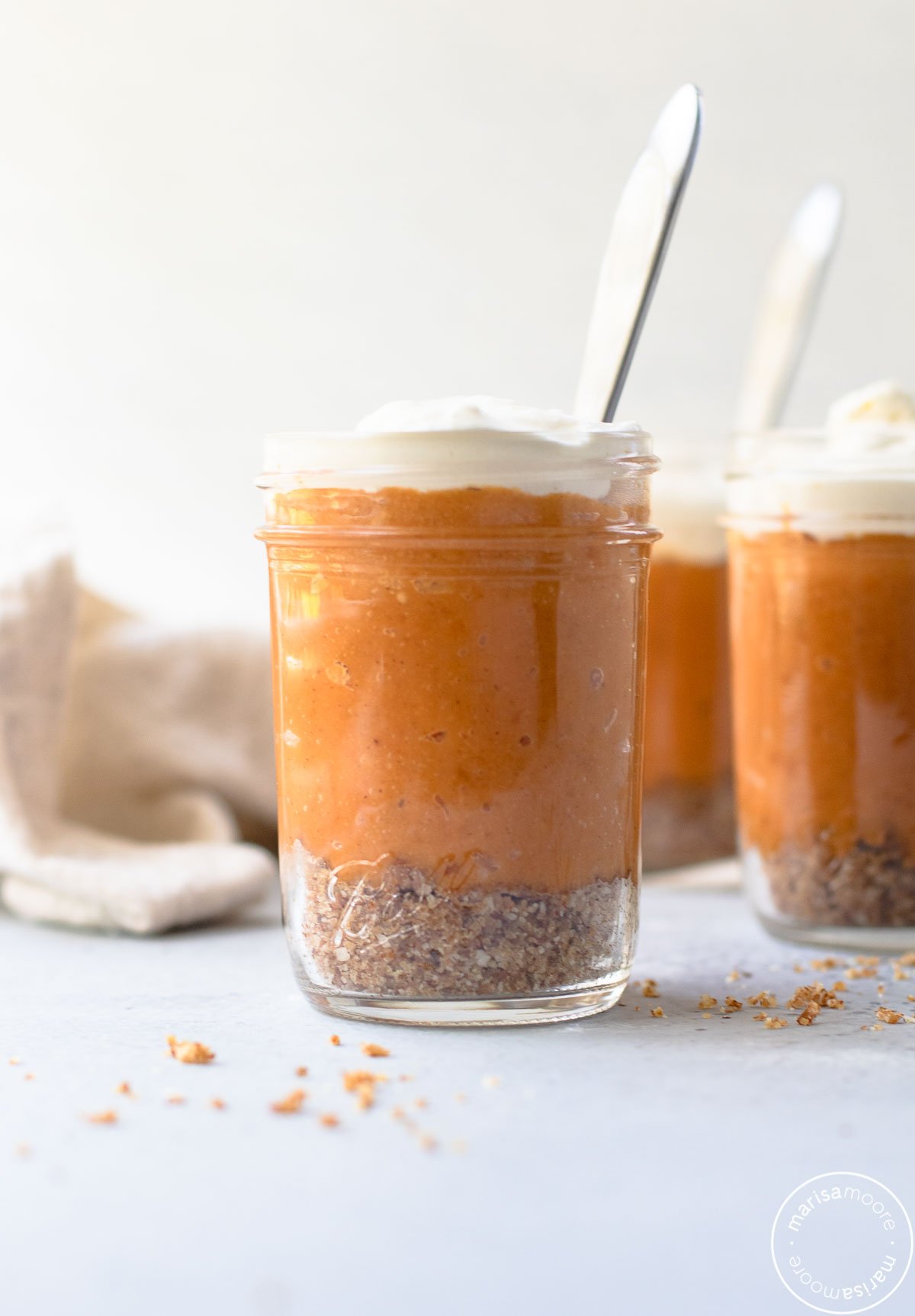 Sweet potato pie jars
